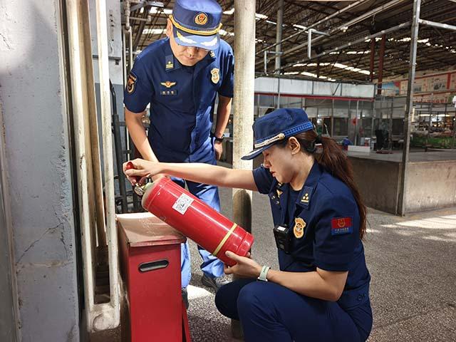 烏海消防 深入人員密集場所開展消防技術服務，筑牢安全防線